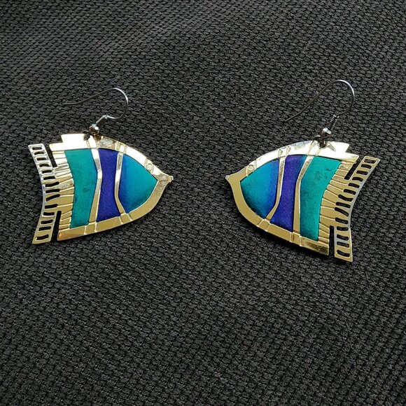 Claire's Tropical Fish Drop Dangle Earrings - Picture 5 of 7
